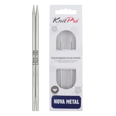 Obrázek KnitPro Nova kov: Knitting Pins: Circular: Interchangeable: Special: 3,50 mm, kov, stříbro