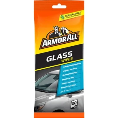 Obrázek ARMOR ALL Utěrky na čištění skel 20 ks GAA37020ML, bez šmouh + šmouh, žluté