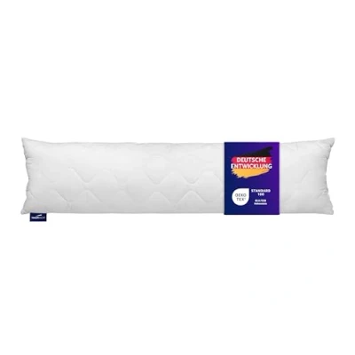 Obrázek Traumnacht Polštář pro spaní na boku z měkkého mikrovlákna, hmotnost náplně 2 000 gramů se zipem, 40 x 200 cm, lze prát, certifikováno dle Öko Tex, vyvinuto v Německu