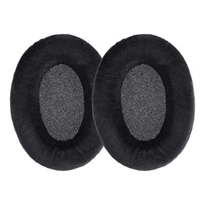 Obrázek kwmobile 2X Ohrpolster kompatibel mit Sennheiser HD515 / HD555 HD595 HD518 Kopfhörer Velours Ersatz Ohr Polster Overear Headphones