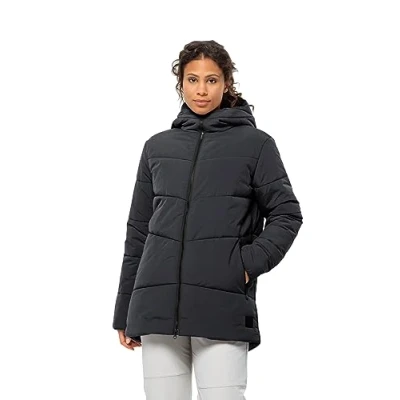 Obrázek Jack Wolfskin Damen KAROLINGER Long JKT W Jacket, Phantom, M