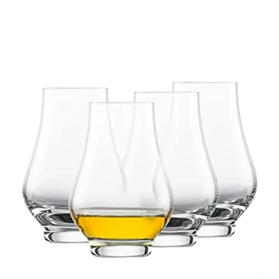 Obrázek SCHOTT ZWIESEL Whisky nosing Tumbler Bar Special (4dílná sada), speciální sklenice na whisky, tritanové křišťálové vhodné do myčky, Made in Germany (výr. č. 130000)