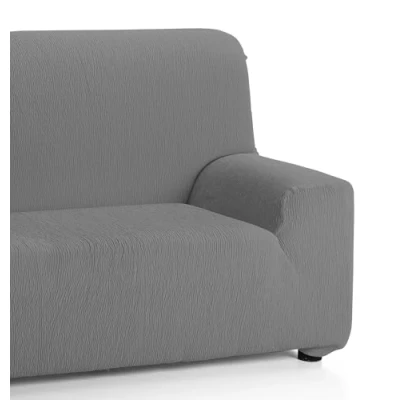 Obrázek Martina Home Emilia Elastischer Sofabezug für 2 Sitzer, Grau, Breite 120 bis 170 cm