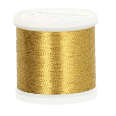 Obrázek Madeira Metallic Brilliant Nr.40 Stickerei Gewinde, 200 Meter Länge, Gold7, 220 Yard