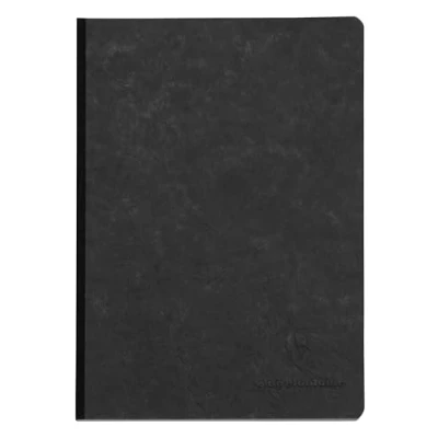 Obrázek Clairefontaine 795401C sešit A5, len, Age Bag, prázdný, 96 listů, černý
