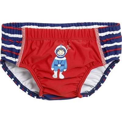 Obrázek PLAYSHOES Baby chlapecké zavinovací Swim diaper plena kalhoty potápěčské s UV ochrana 74 (velikost výrobce: 74/80) červená (červená 8)