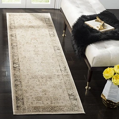 Obrázek SAFAVIEH Tradiční koberec do obývacího pokoje, jídelny, ložnice vintage kolekce, krátká podlaha, kámen a multi, 66 x 244 cm