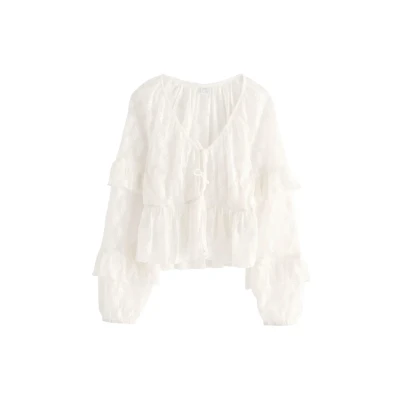 Obrázek Lindex Blůza pro děti, Velikost: 134/140, Off white