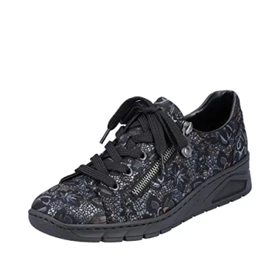 Obrázek Rieker Damen N3302 Sneaker, Black Metallic 90, 41 EU