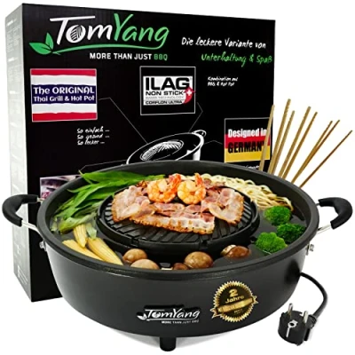 Obrázek TomYang BBQ elektrický thajský gril a ohřívač