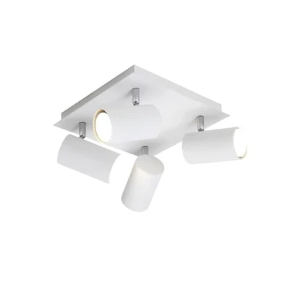Obrázek Světla Trio, lampa v kovu, bílá, exkluzivní 2 x GU10, výška: 150 cm, 402400201