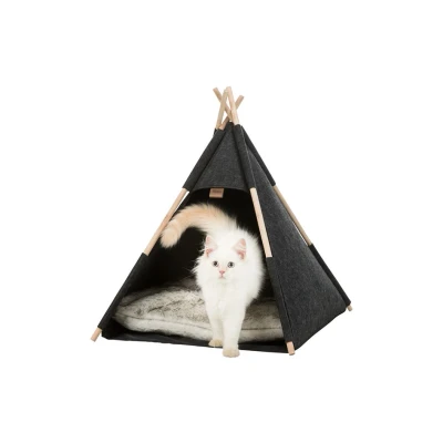 Obrázek Iglu TRIXIE Tipi teepee antracit 55x65x55cm