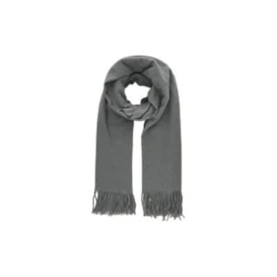 Obrázek PIECES Dámská šála Pcjira Wool Scarf Noos, Šedá (Dark Grey Melange)