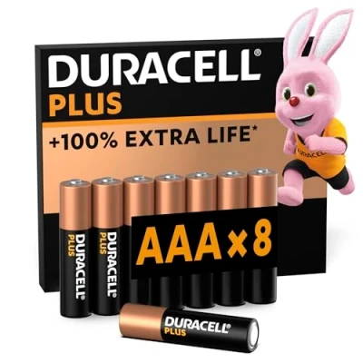 Obrázek Duracell Plus Power alkalické baterie Mignon (AA) 8 ks, LR06