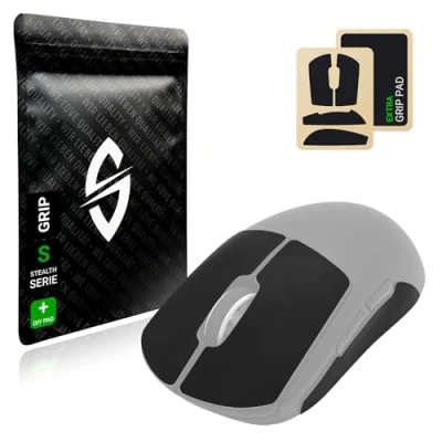 Obrázek SensoryBoost Sada lepicích pásek PRO Logitech G X Superlight 1 &amp; 2 (+ extra Grip Pad) absorbující pot, extrémně protiskluzová, ultratenká (0,5 mm) samolepicí a bez zbytků herní myš příslušenství