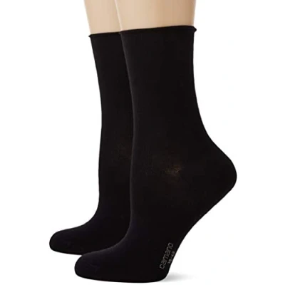 Obrázek Camano Dámské ponožky (balení 2 ks), černá (Black 0005)