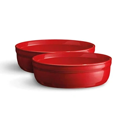 Obrázek Emile Henry Crème Brûlée Ramekin Dish, Burgundsko, 2dílná sada