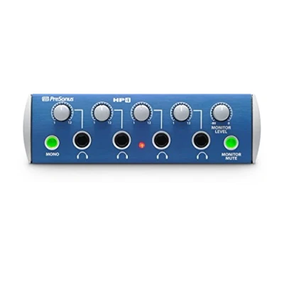 Obrázek PreSonus HP4, 4kanálový zesilovač sluchátek pro nahrávání, podcasting a hudební produkci