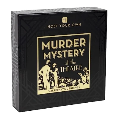 Obrázek Talking Tables Znovu použitelná Murder Mystery Game pro dospělé Věk 15+ 5 13 hráčů 3 alternativní zakončení, anglická jazyková hra, Fun After Dinner Party, Christmas, Gift