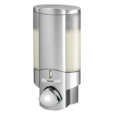 Obrázek Better Living Aviva Seifenspender für 1 Flasche, Satin Silver Chamber Silberfarben