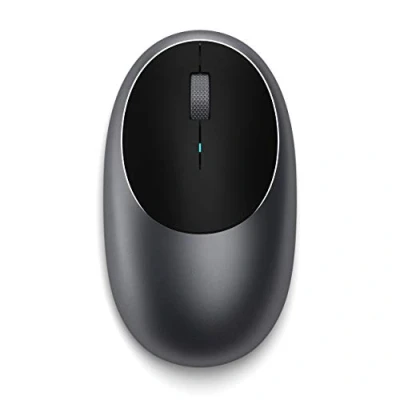 Obrázek SATECHI Hliníková Bluetooth myš M1 s nabíjecí přípojkou typu C pro M2/M1 MacBook Pro/Air, iPad M2 Mac Mini, iMac a další (Space šedá)