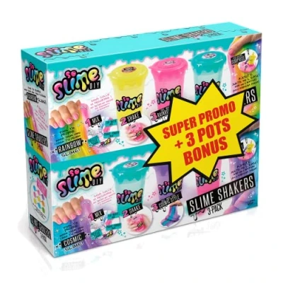 Obrázek CANAL TOYS So Slime 3 Töpfe Plus Bonusgläser, Mehrfarbig, Einheitsgröße