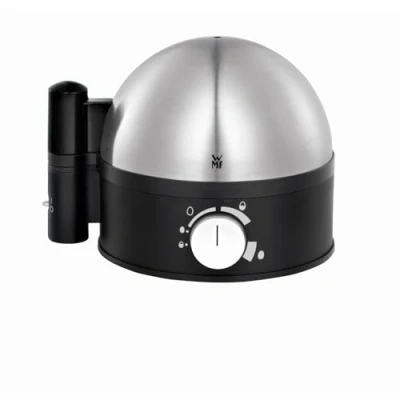 Obrázek WMF vařič vajec Stelio z ušlechtilé oceli, vajec, 1 vejce 7 380 W, nastavení stupně tvrdosti, pokročilý stupeň, odměrka s hrotem