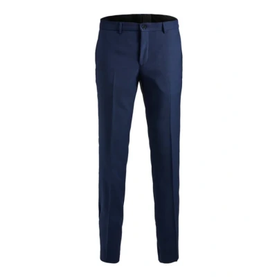 Obrázek JACK &amp; JONES Pánské kalhoty k obleku JPRSOLARIS Super Slim Fit obleku, Modrá (Medieval Blue Medieval Blue)