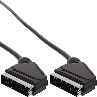 Obrázek InLine 89973 Scart připojovací kabel, konektor / konektor, 3m
