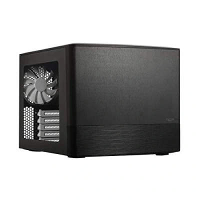 Obrázek Fractal Design Node 804 černé kompaktní počítačové pouzdro mATX High Airflow Modular Interior 3x Silent R2 120mm Fans Included Water Cooling Ready USB 3.0 Window Side