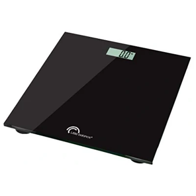 Obrázek LITTLE BALANCE 8194 Personenwaage, Tempered Glass, Schwarz