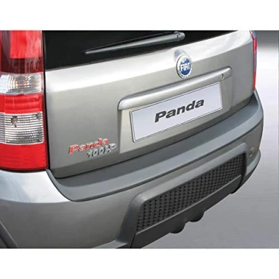 Obrázek ABS ochrana zadního nárazníku kompatibilní s Fiat Panda 100HP 3dveřový 2006 2012 černý