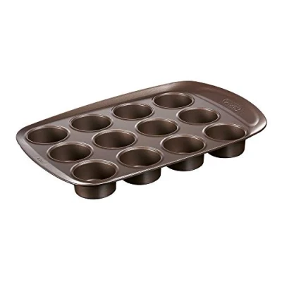 Obrázek Pyrex Plech na muffiny, kov, makadamie, 12 magdalena