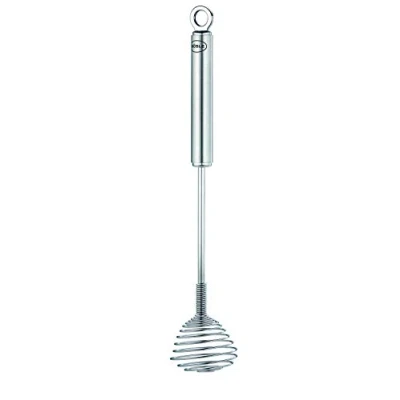 Obrázek RÖSLE šlehací metlička, vysoce kvalitní míchací přístroj na míchání pokrmů, ušlechtilá ocel 18/10, vhodný do myčky, 22 cm, stříbrná barva