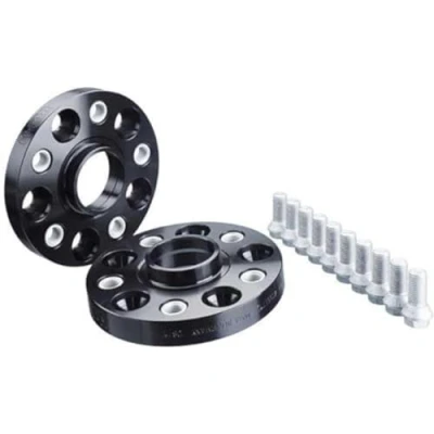 Obrázek H&amp;R DRA systém rozšíření stopy sada 60 mm na nápravu rozteč otvorů 5x112 středové děrování 66,5 M12x1,5 kompatibilní s Chrysler/Mercedes černý