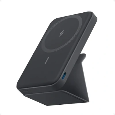 Obrázek Anker Bezdrátová magnetická powerbanka 622 (MagGo), 5000 mAh, skládací s USB C pro iPhone 14/13/12, interní