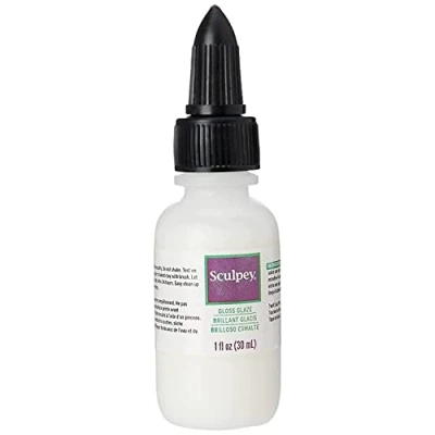 Obrázek Polyform Sculpey Glaze Polymer hliněné příslušenství, lesklé, 1 FL oz (30 mL), 30