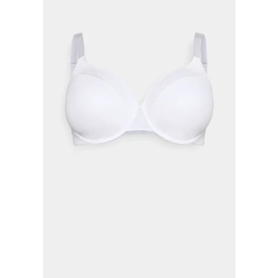 Obrázek Lindex BRA Dahlia MATT Shiny PLUS Podprsenka s kosticemi, Ženy, Velikost: 95B, White