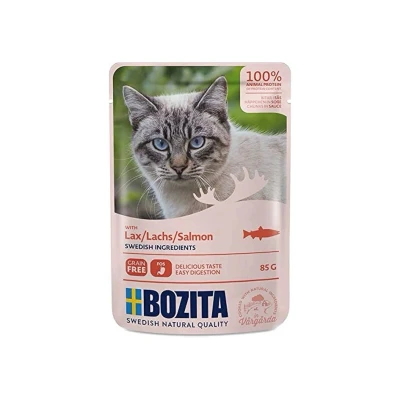 Obrázek Kapsička BOZITA Cat Adult losos v omáčce 85g