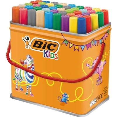 Obrázek Bic Kids 892225 Ecolutions Visacolor XL fixy 48 kusů, barevně tříděné