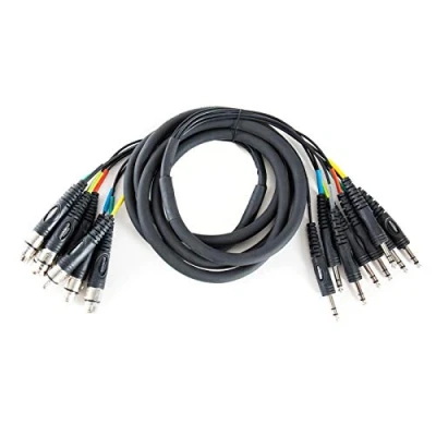 Obrázek Adam Hall 3 Star Series vícežilový nástrojový kabel (8 x XLR samice na 8 6,3 mm jack konektor, délka: m)