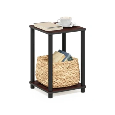 Obrázek Furinno Haydn Beistelltisch, eiche, Dunkle Kirsche/Schwarz, 34.04 x 50.8 cm