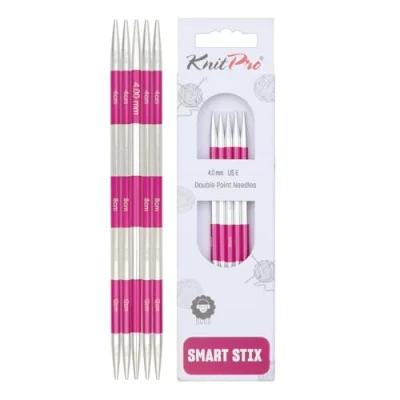 Obrázek KnitPro K42009 pletací jehlice, kov, tříděné, 14 cm x 4 mm, 5 kusů