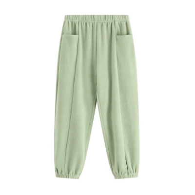 Obrázek Lindex Teplákové kalhoty pro děti, Velikost: 116, Dusty green