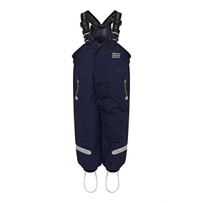 Obrázek LEGO Wear Unisex Baby Tec Exclusive LWPLATON 702 lyžařské kalhoty/kalhoty do sněhu kalhoty sněhu, balení modré (Dark Navy 590),80 (velikost výrobce: 80), modrá (tmavě 590)