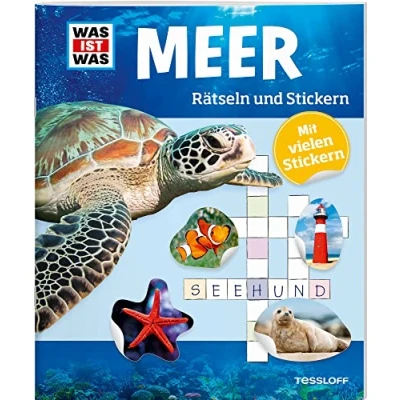 Obrázek WAS IST Rätseln und Stickern: Meer (WAS Rätselhefte)