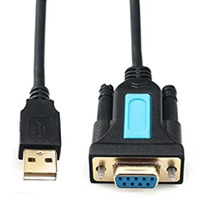 Obrázek CableDeconn USB to RS232 adaptér with Prolific PL2303 Chipset USB2. 0 Male Female DB9 Serial Cable 2m 6ft for Windows XP,Windows Vista,7,8,10,Mac OS 10.6 Above Linux