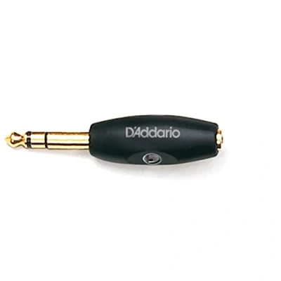 Obrázek Planet Waves PW P047E Single Adaptér Jack Male, Stereo Minijack Female, černý