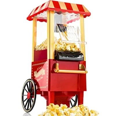 Obrázek Gadgy Horkovzdušný retro popcornovač bez tuku