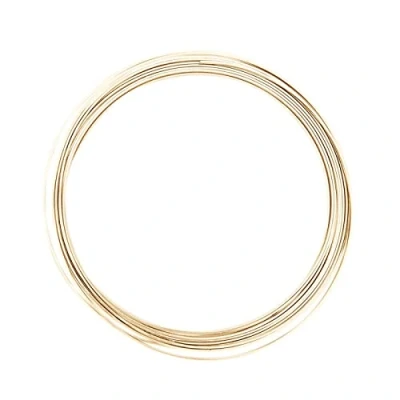 Obrázek Vaessen Creative 24234 003 hliníkový drát plochý šperk, ohebný, hliník, světle zlatá, 3, 5 x 1 mm m, zlatý, 500 0,35 0,1 cm